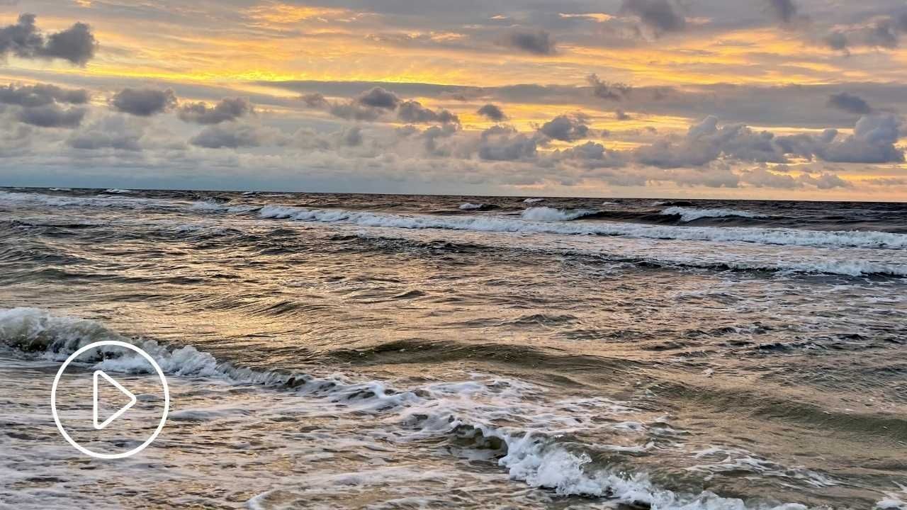 Krynica Morska. Koniec wakacji 2021. Przepiękny zachód słońca.