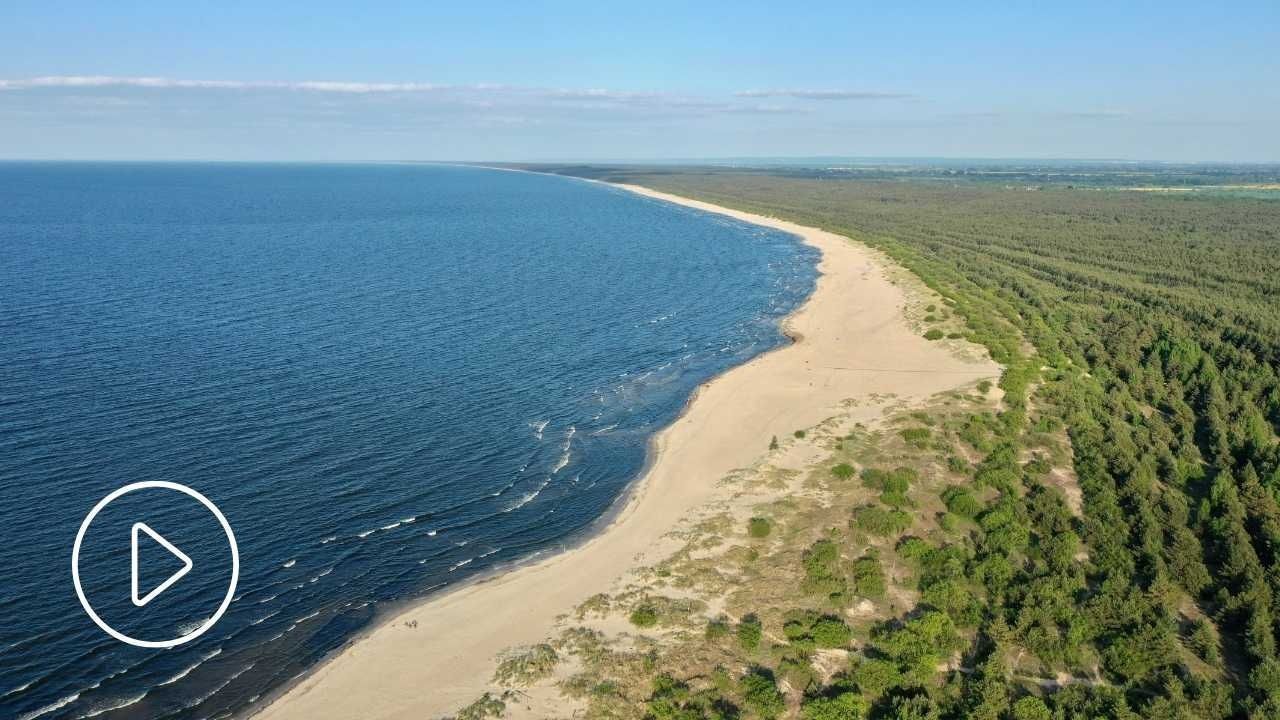 Plaża Mikoszewo. Czerwcowe popołudnie 2021.
